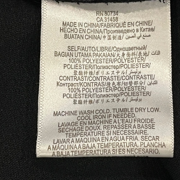 BCBGeneration Little Black Sleeveless Cutout Waist Dress - Size 6 - Picture 8 of 8